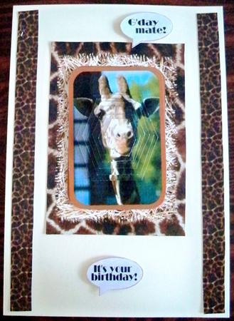 Giraffe by Helen Gomm