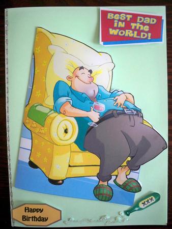 Lazy Dad Dude Shaped. by Helen Gomm