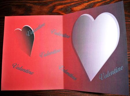 Red Hearts Insert by Helen Gomm