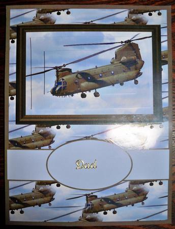 Chinook Helicopter by Helen Gomm