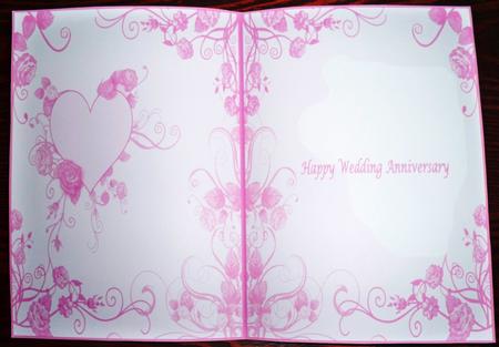 Happy Anniversary Insert by Helen Gomm