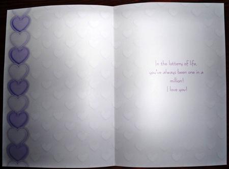 Lavender Hugs Insert One by Helen Gomm