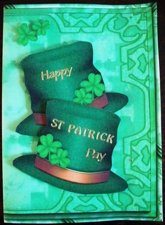 St Patricks Backing Paper by Helen Gomm