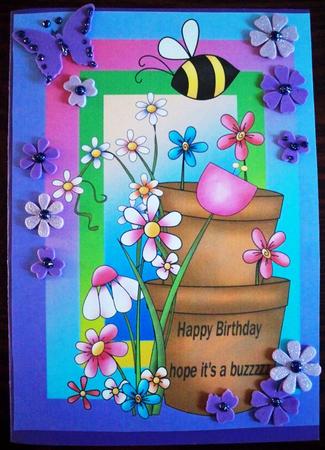 Birthday Bee by Helen Gomm