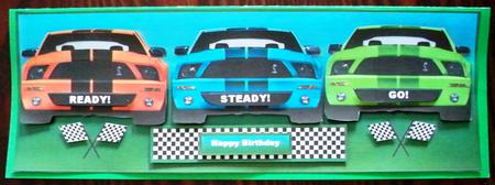 Three Cars by Helen Gomm