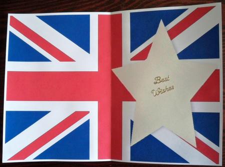 Union Jack (star) A5 Insert by Helen Gomm