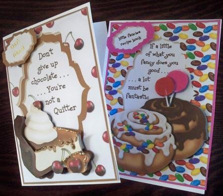 A6 Recipe Book/card Front 3 by Helen Gomm