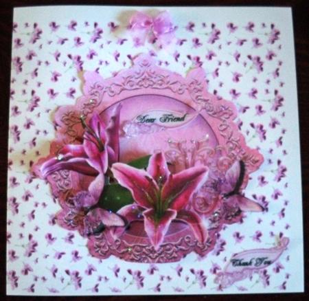 Lilies Topper by Helen Gomm