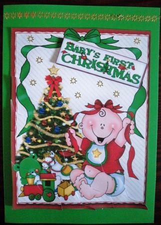 Baby's 1st Christmas Side Stacker by Helen Gomm
