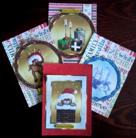 Christmas Toppers Set 2 by Helen Gomm