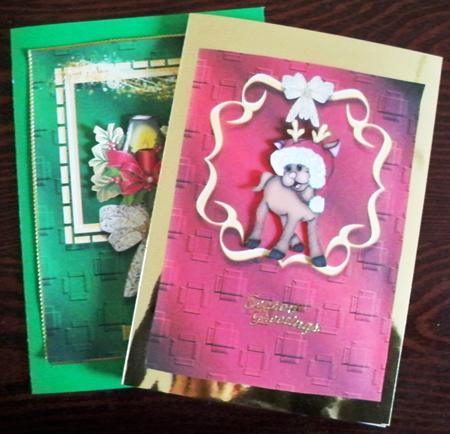 12 A5 Christmas Card Fronts by Helen Gomm