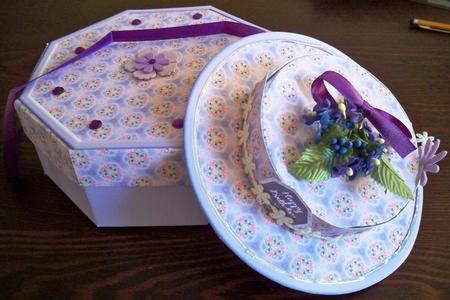 Lilac & Pink Floral Hat Kit by Helen Gomm