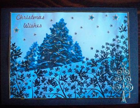 Snow at Dusk by Helen Gomm