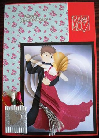 Lady in Red by Helen Gomm