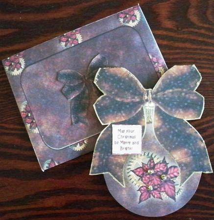 Bauble-shape Gift Card Kit - Steampunk by Helen Gomm