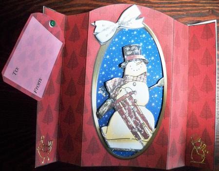Winter Fun Spring Front Card by Helen Gomm