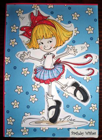 Crafty Bob's Sassy Cheryl Single: Dancing Day by Helen Gomm
