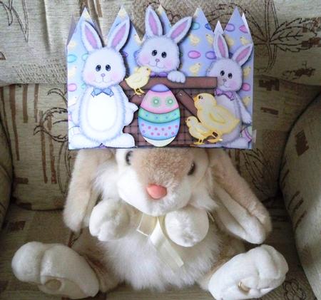 Hat Card Kit - Happy Easter - Boy by Helen Gomm