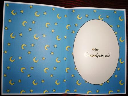 Blue Moon and Stars Insert by Helen Gomm
