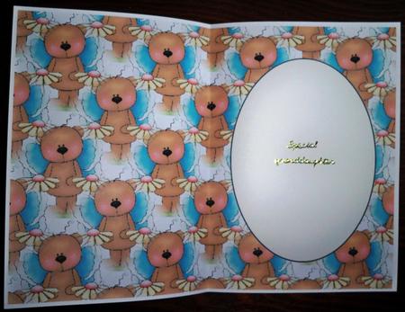 Floral Bear Insert 1 by Helen Gomm