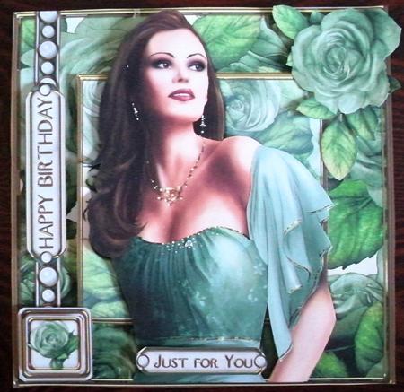 Pearl 8x8 Mini Kit Green by Helen Gomm