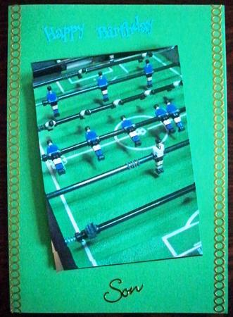 Table Football Shell Edged Corner Stacker by Helen Gomm