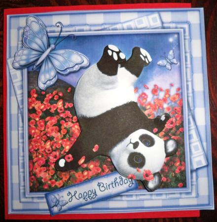 Head Over Heels Panda Mini Kit by Helen Gomm