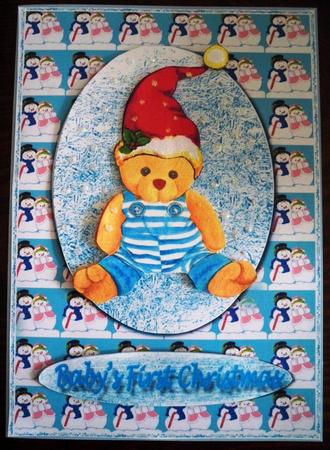 Baby's First Christmas - Boy by Helen Gomm