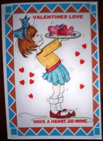 Crafty Bob's Sassy Cheryl Single: Have a Heart Girl by Helen Gomm