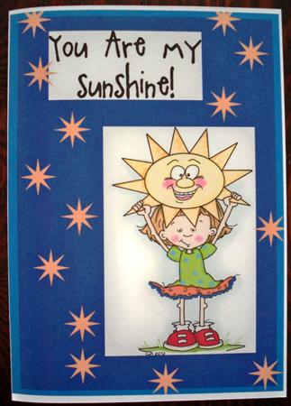 Crafty Bob's Sassy Cheryl Single: You Are My Sunshine by Helen Gomm