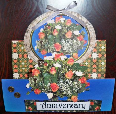 Easy Pop Up Card Flower Arrangement Mini Kit by Helen Gomm