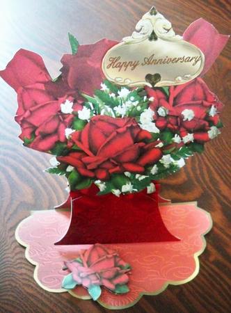 Everlasting Bouquet Easel - Everlasting Love by Helen Gomm
