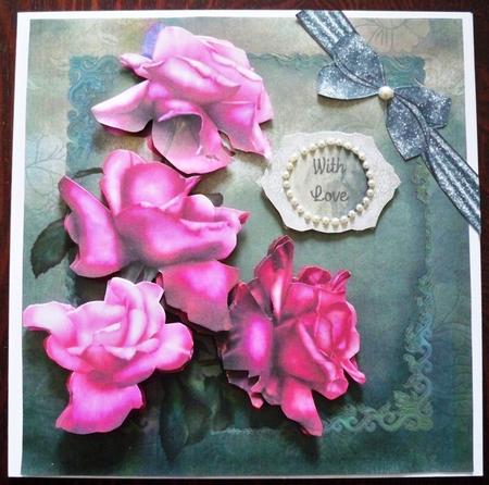 Roses for Your Birthday Mini Kit by Helen Gomm