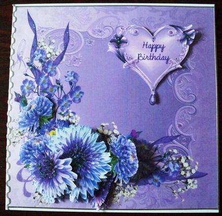 Purple Daisies Mini Kit by Helen Gomm