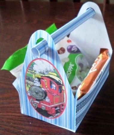 Tobias Tank Engine Party Carrier Food Box by Helen Gomm