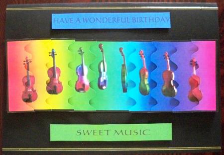 Violin Rainbow by Helen Gomm