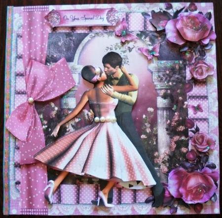 1950's the Couple Card Front Mini Kit by Helen Gomm