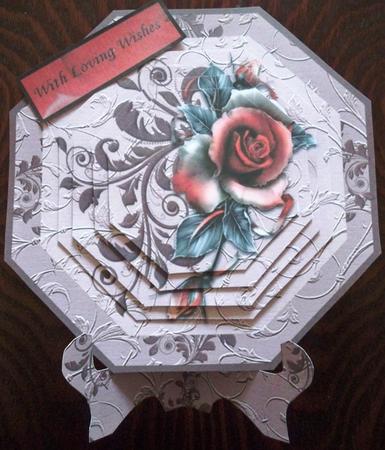 Octagonal Roses Pyramage Set 1 by Helen Gomm