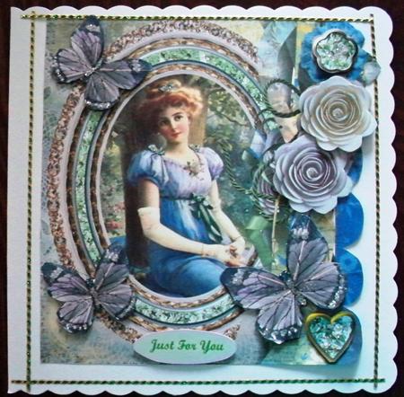 Relaxing in the Garden Over the Edge & Decoupage by Helen Gomm