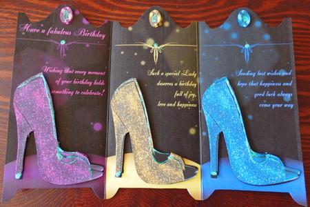 Ritzy 3 Panel Screen Birthday Greeting Card Kit by Helen Gomm