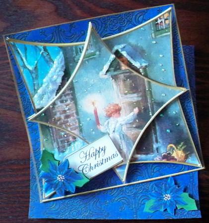 Choirboy Knocking Blue 3D Star Card Mini Kit by Helen Gomm