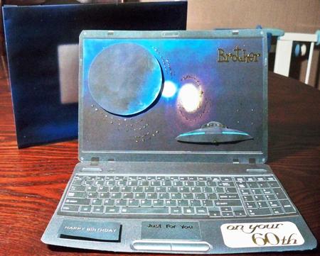 Ufo Laptop Card Kit by Helen Gomm