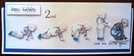 Look How You've Grown! Dl Quick Card by Helen Gomm