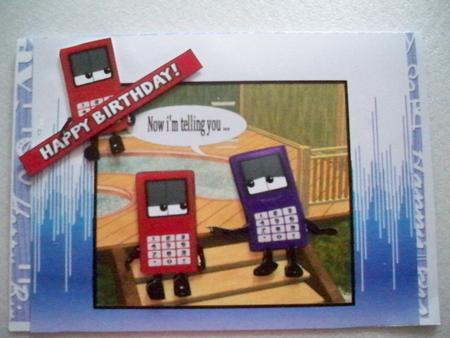 Now Im Telling You Card Front by Helen Gomm