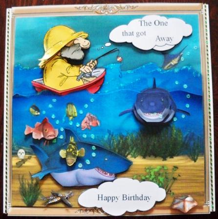 Happy Shark Fishing Mini Kit by Helen Gomm