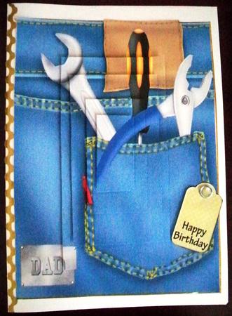 A5 Tools in the Pocket Pyramid Card Front by Helen Gomm
