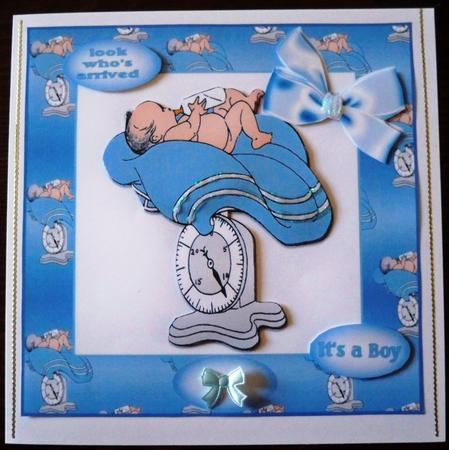 Weighing in Baby Boy by Helen Gomm