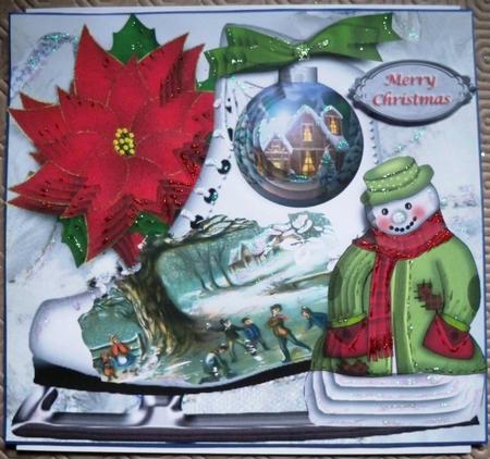 Holidays at Home Quick Card Topper by Helen Gomm