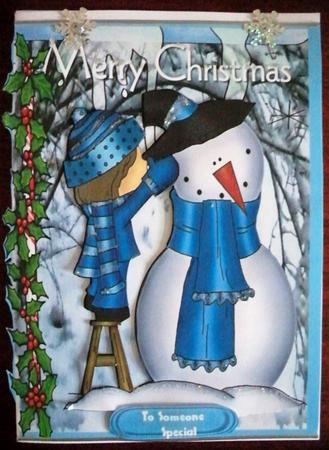 Building the Snowman by Helen Gomm