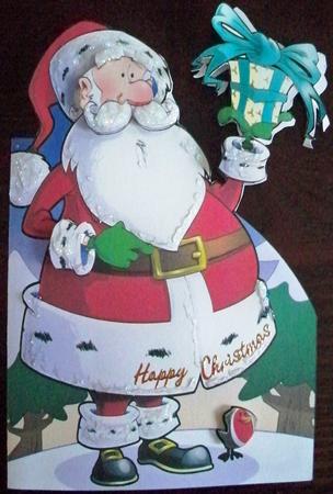 Santa Dude Shaped. by Helen Gomm